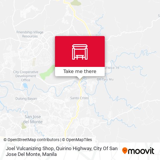 Joel Vulcanizing Shop, Quirino Highway, City Of San Jose Del Monte map