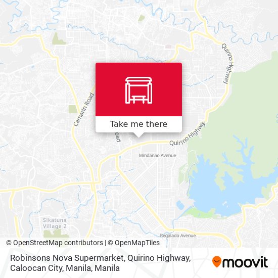 Robinsons Nova Supermarket, Quirino Highway, Caloocan City, Manila map