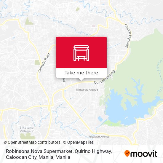 Robinsons Nova Supermarket, Quirino Highway, Caloocan City, Manila map