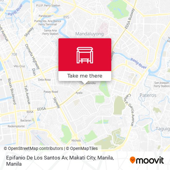 Epifanio De Los Santos Av, Makati City, Manila map