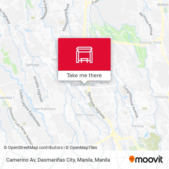 Camerino Av, Dasmariñas City, Manila map