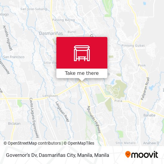 Governor's Dv, Dasmariñas City, Manila map