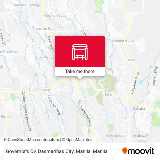 Governor's Dv, Dasmariñas City, Manila map