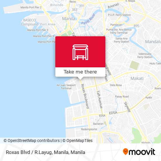 Roxas Blvd / R.Layug, Manila map
