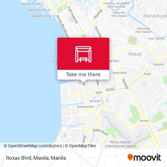 Roxas Blvd, Manila map