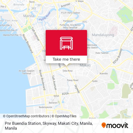 Pnr Buendia Station, Skyway, Makati City, Manila map