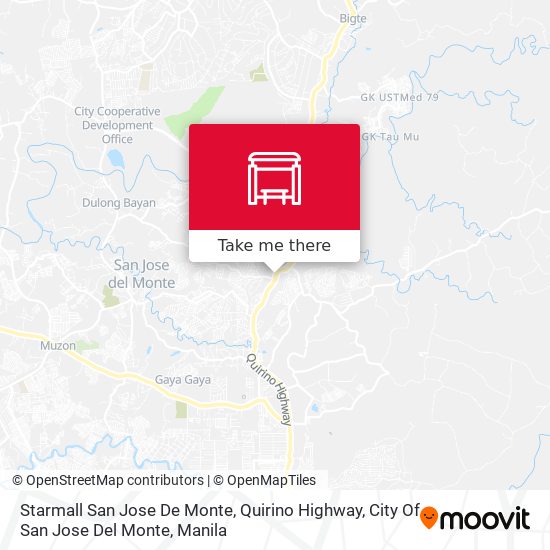 Starmall San Jose De Monte, Quirino Highway, City Of San Jose Del Monte map