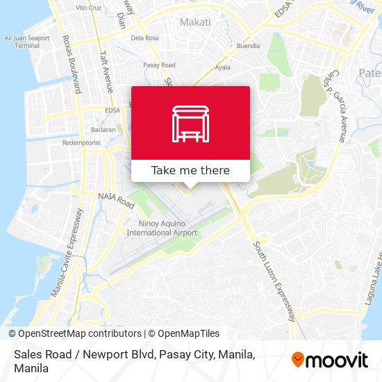 Sales Road / Newport Blvd, Pasay City, Manila map