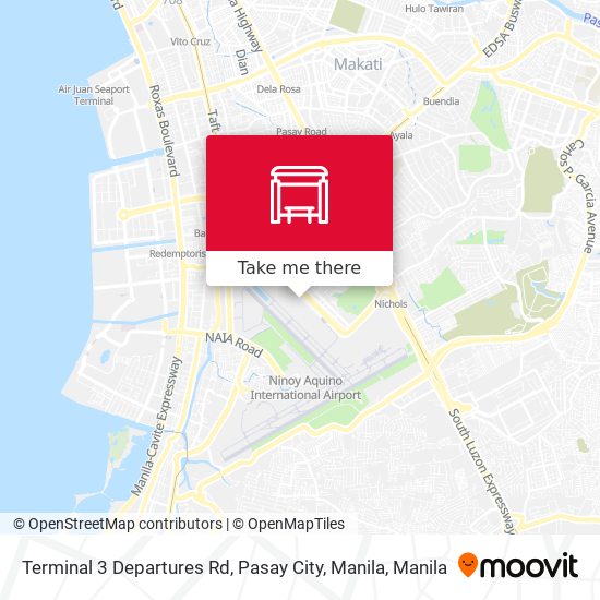 Terminal 3 Departures Rd, Pasay City, Manila map