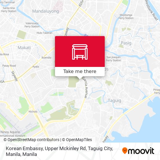 Korean Embassy, Upper Mckinley Rd, Taguig City, Manila map