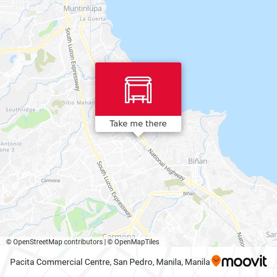 Pacita Commercial Centre, San Pedro, Manila map