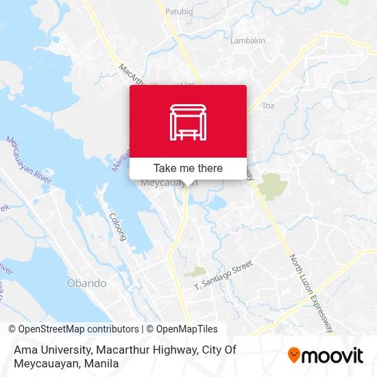 Ama University, Macarthur Highway, City Of Meycauayan map