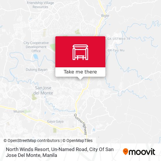 North Winds Resort, Un-Named Road, City Of San Jose Del Monte map