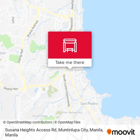 Susana Heights Access Rd, Muntinlupa City, Manila map