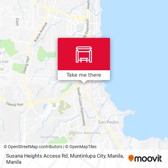 Susana Heights Access Rd, Muntinlupa City, Manila map