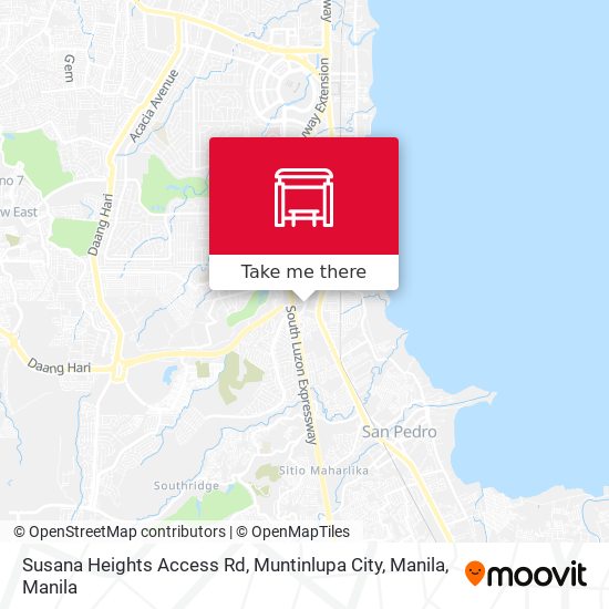 Susana Heights Access Rd, Muntinlupa City, Manila map