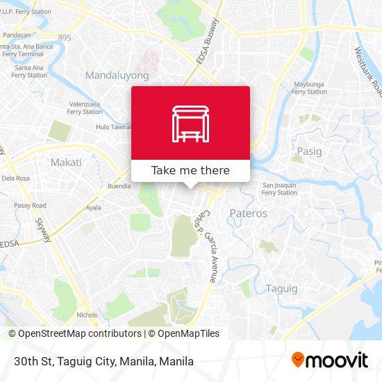 30th St, Taguig City, Manila map