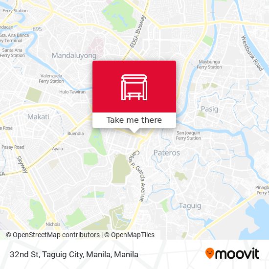 32nd St, Taguig City, Manila map