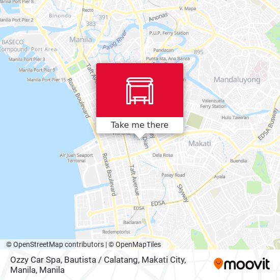 Ozzy Car Spa, Bautista / Calatang, Makati City, Manila map