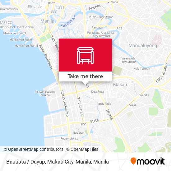 Bautista / Dayap, Makati City, Manila map