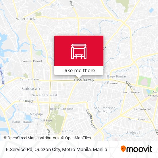 E.Service Rd, Quezon City, Metro Manila map