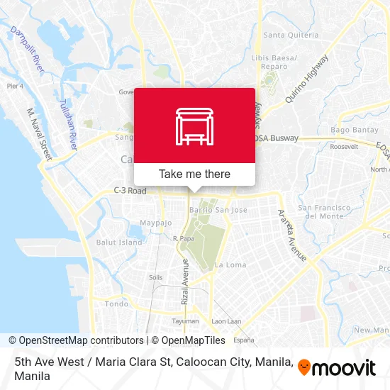 5th Ave West / Maria Clara St, Caloocan City, Manila map