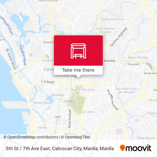 5th St / 7th Ave East, Caloocan City, Manila map