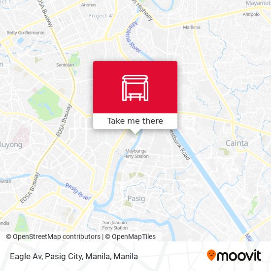 Eagle Av, Pasig City, Manila map