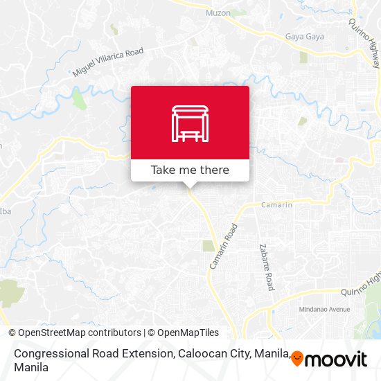 Congressional Road Extension, Caloocan City, Manila map