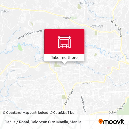 Dahlia / Rosal, Caloocan City, Manila map