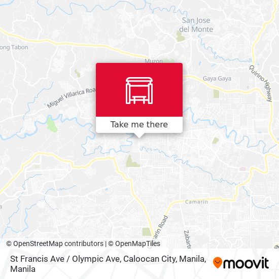 St Francis Ave / Olympic Ave, Caloocan City, Manila map