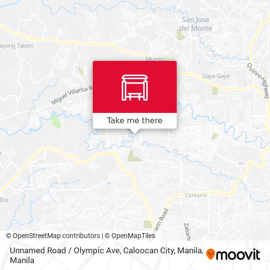 Unnamed Road / Olympic Ave, Caloocan City, Manila map