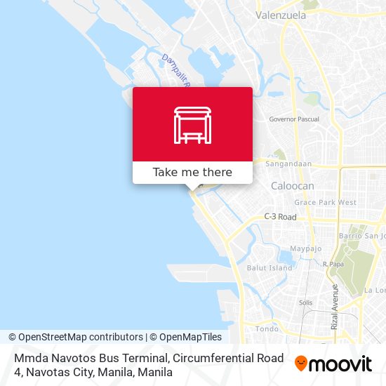 Mmda Navotos Bus Terminal, Circumferential Road 4, Navotas City, Manila map