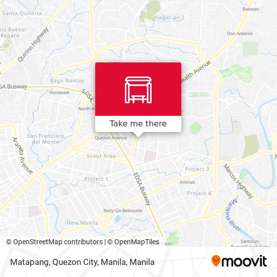 Matapang, Quezon City, Manila map