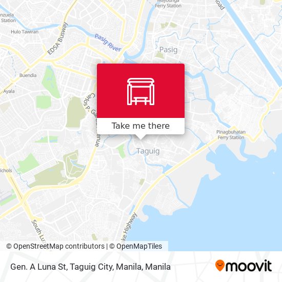 Gen. A Luna St, Taguig City, Manila map