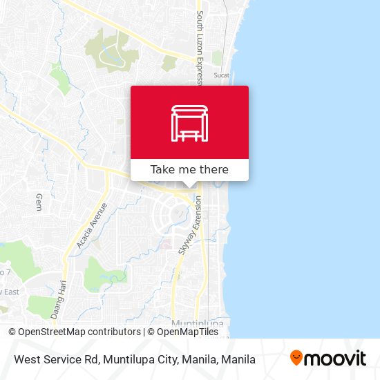 West Service Rd, Muntilupa City, Manila map