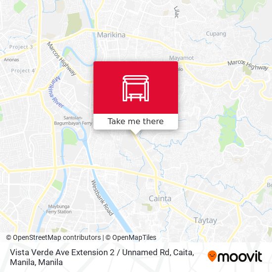 Vista Verde Ave Extension 2 / Unnamed Rd, Caita, Manila map