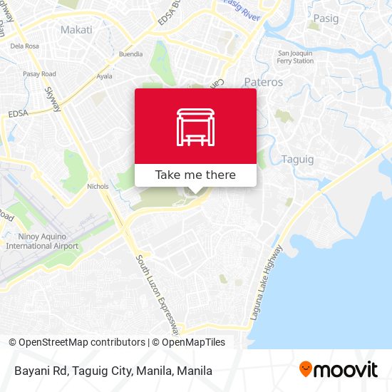 Bayani Rd, Taguig City, Manila map