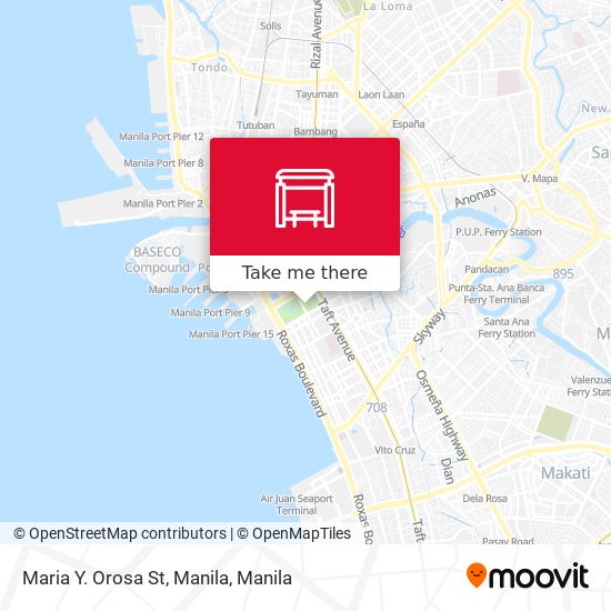 Maria Y. Orosa St, Manila map