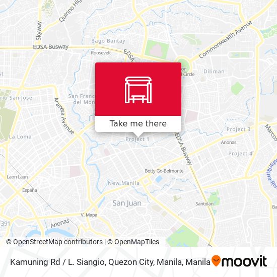 Kamuning Rd / L. Siangio, Quezon City, Manila map