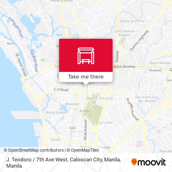 J. Teodoro / 7th Ave West, Caloocan City, Manila map