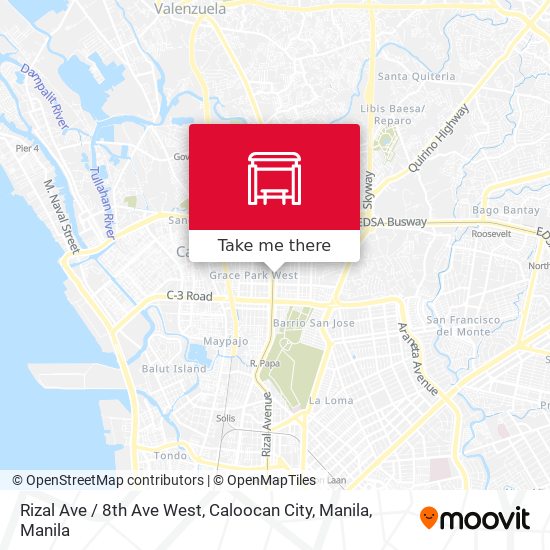 Rizal Ave / 8th Ave West, Caloocan City, Manila map