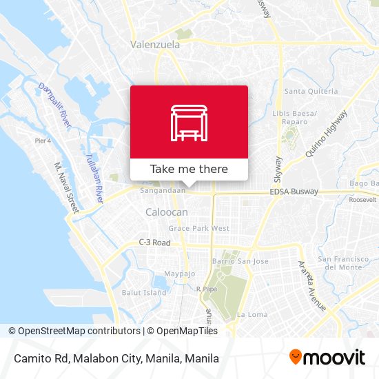 Camito Rd, Malabon City, Manila map