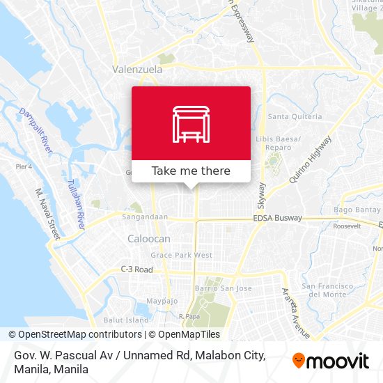 Gov. W. Pascual Av / Unnamed Rd, Malabon City, Manila map