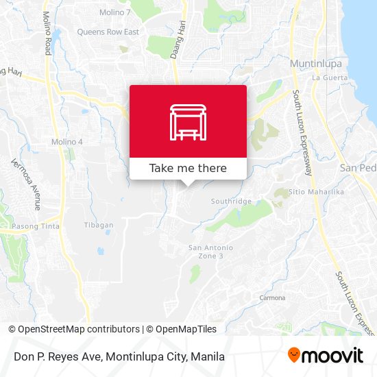 Don P. Reyes Ave, Montinlupa City map