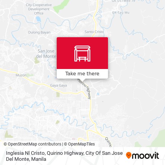 Inglesia Nl Cristo, Quirino Highway, City Of San Jose Del Monte map