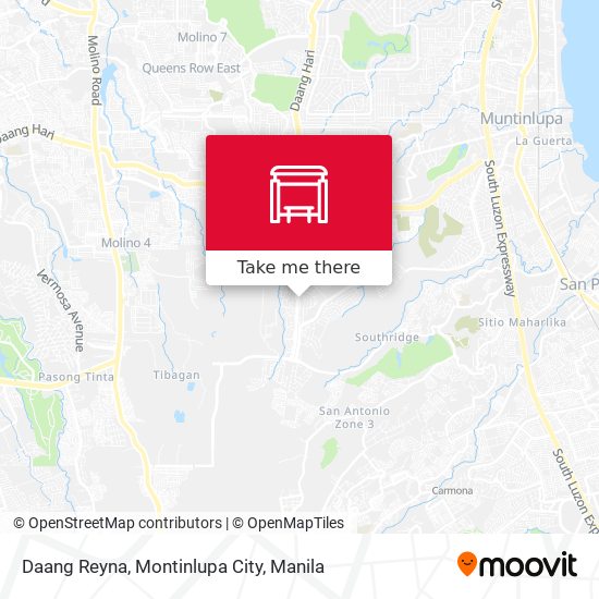 Daang Reyna, Montinlupa City map