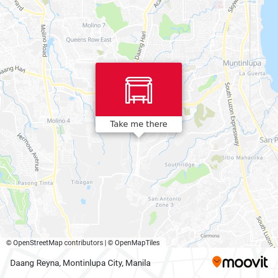 Daang Reyna, Montinlupa City map