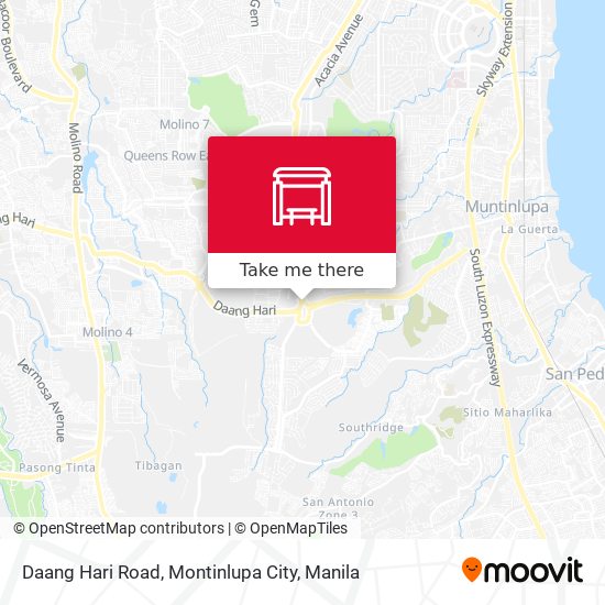 Daang Hari Road, Montinlupa City map