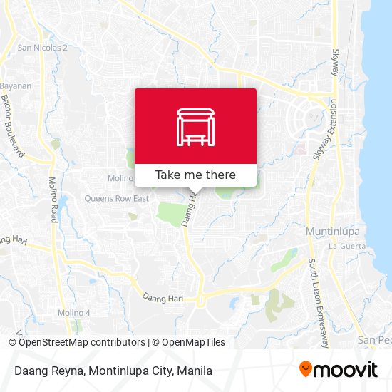 Daang Reyna, Montinlupa City map